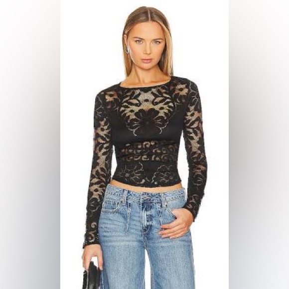 Free People Wild Roses Top - Picture 1 of 3